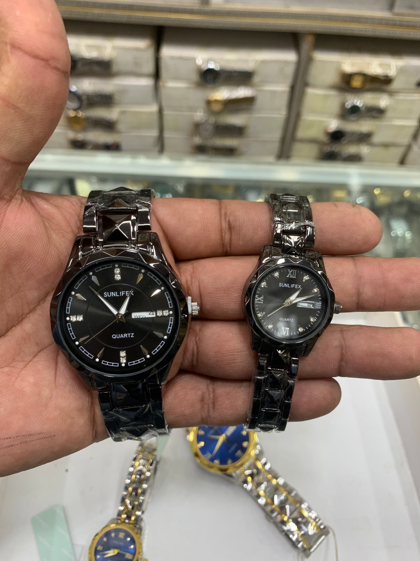 Cupel Watch White  Dial Watch Date Style Watch – Elegant Diamond Markers & Stainless Steel Band
