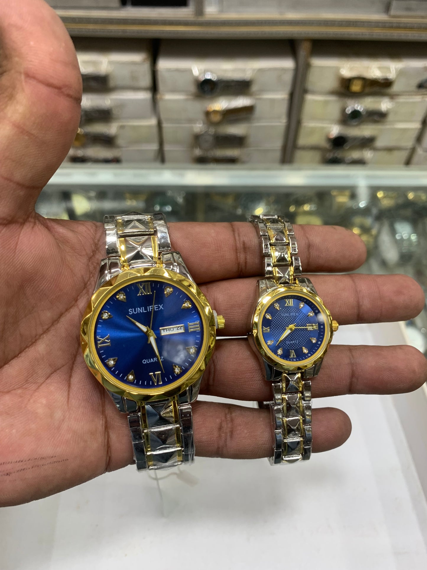 Cupel Watch White  Dial Watch Date Style Watch – Elegant Diamond Markers & Stainless Steel Band